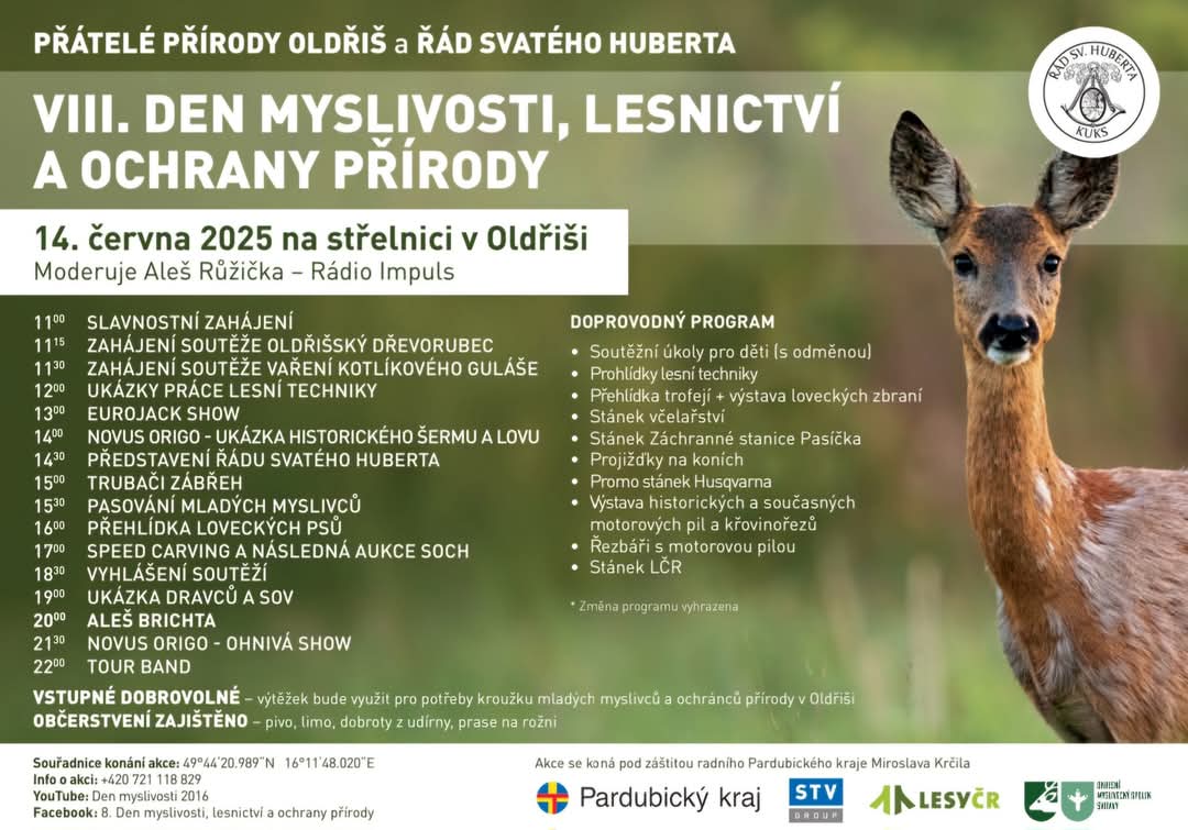 VIII. Den myslivosti, lesnictví a ochrany přírody