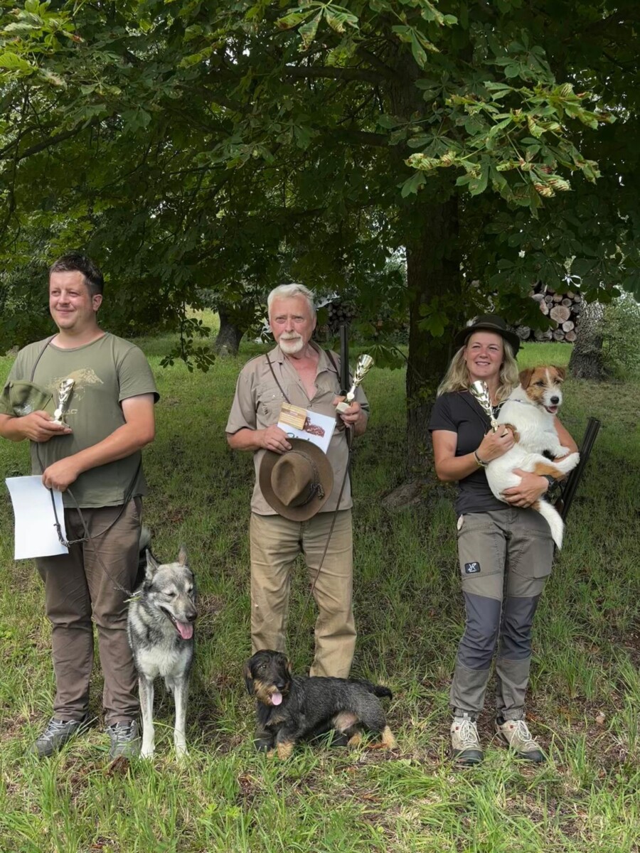 Zkoušky loveckých psů ZVVZ v Bělé u Jevíčka