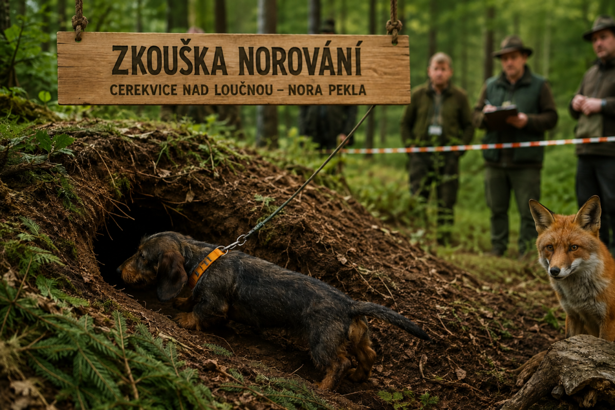 Zkoušky nováčků – bezkontaktní norování